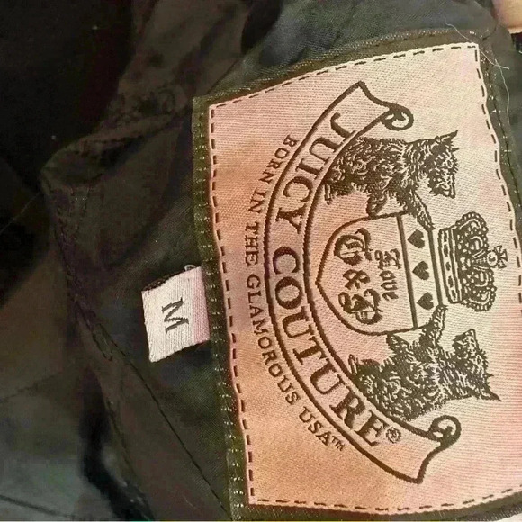 Black juicy winter down coat Y2K size M - Picture 7 of 7